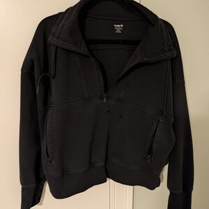 Old Navy Black Quarter Zip Pullover